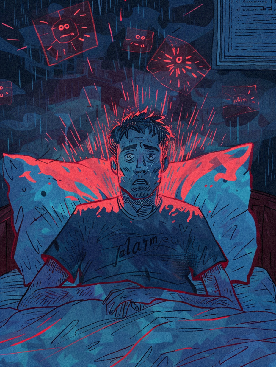 Illustrasjon for PTSD (Posttraumatisk stresslidelse)